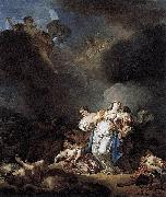 Anicet-Charles-Gabriel Lemonnier Niobe and her children killed by Apollo et Artemis oil painting artist
